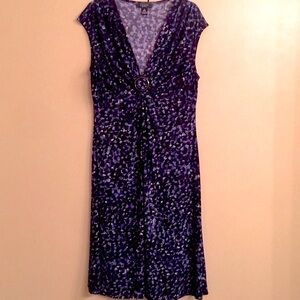 Sassy.  Flirty.   Deep  V Plunge  >€ Dress by Chaps.  Bounces and Pops